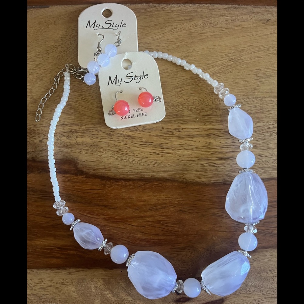 NEW Mixed Lot - Costume Jewelry Earrings & Necklace